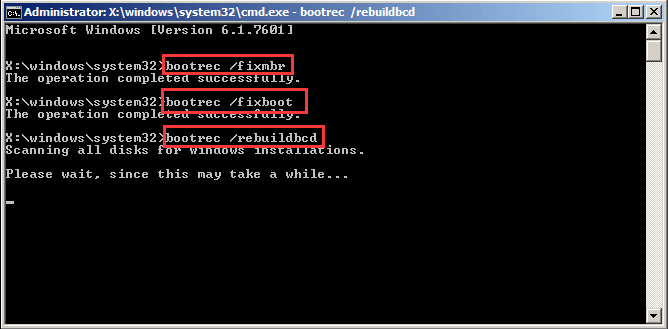 Ausführen der Fixboot-Befehle: Um das Problem Vorbereiten der automatischen Reparatur in Windows 10 zu beheben, können Sie die Fixboot-Befehle ausführen. Öffnen Sie dazu die Eingabeaufforderung als Administrator und geben Sie den Befehl bootrec /fixboot ein.
Ausführen der Chkdsk-Befehle: Ein weiterer Schritt zur Behebung des Problems besteht darin, die Chkdsk-Befehle auszuführen. Geben Sie in der Eingabeaufforderung den Befehl chkdsk /f /r ein, um eine gründliche Überprüfung und Reparatur von Fe