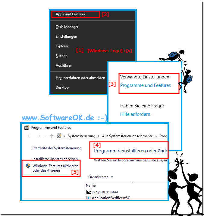 Gehen Sie zu Systemsteuerung und wählen Sie Programme oder Programme und Funktionen aus.
Suchen Sie nach der NZXT CAM-Software, wählen Sie sie aus und klicken Sie auf Deinstallieren.