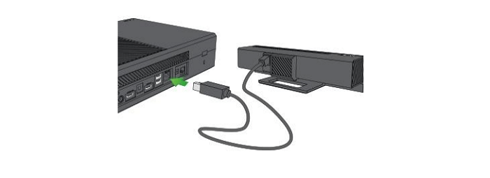 Ist keine sichtbare Schädigung erkennbar, setze die Festplatte wieder in die Xbox One ein.
Schließe das Netzkabel wieder an und starte die Konsole.