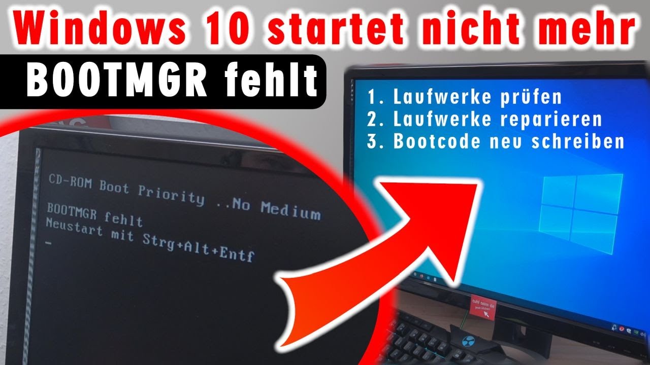 Keine Startdiskette - Windows 7 kann nicht von einer Startdiskette gestartet werden.
Keine Installations-CD - Es liegt keine Windows 7 Installations-CD vor.