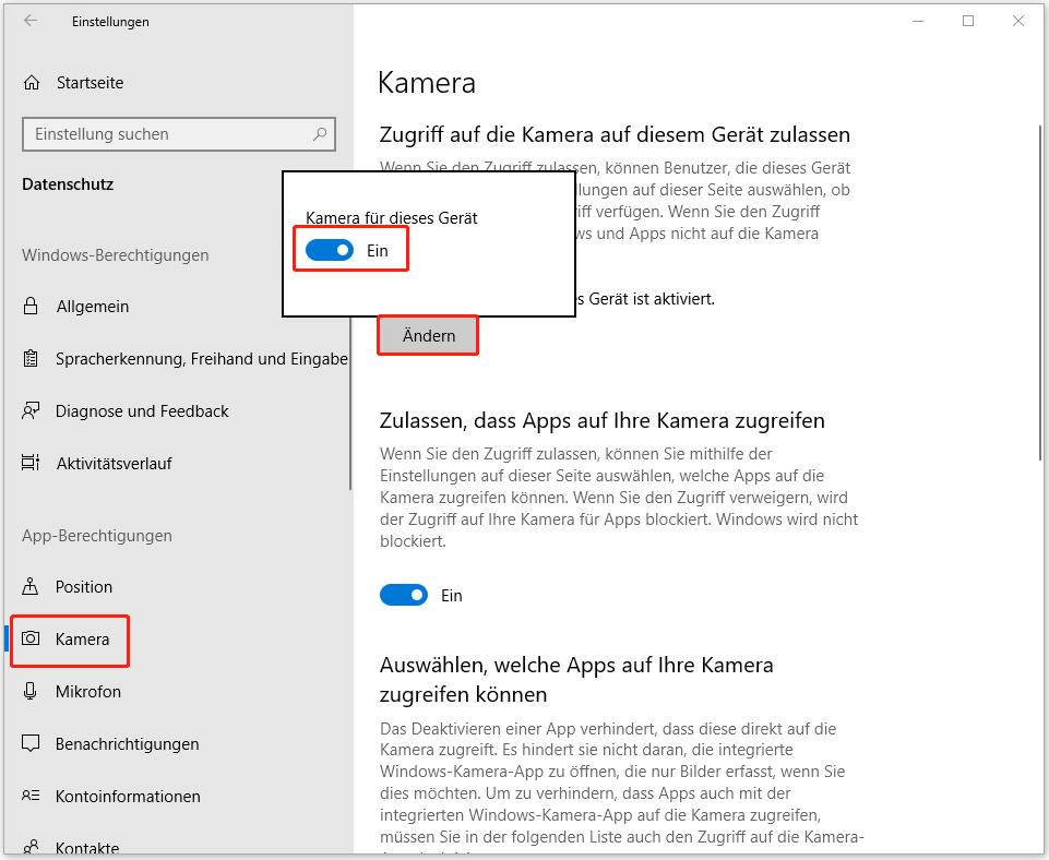 Öffnen Sie die Kamera-App oder eine andere Anwendung, die die Kamera verwendet.
Stellen Sie sicher, dass die Kamera korrekt ausgewählt und nicht durch eine andere Anwendung blockiert wird.