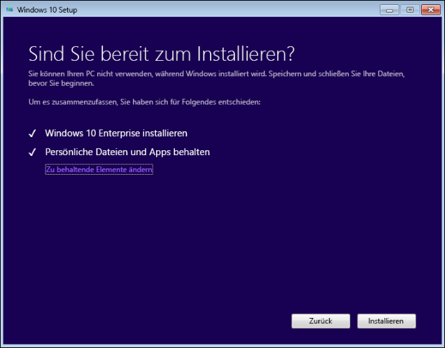 Sichern Sie alle wichtigen Dateien
Verwenden Sie das Media Creation Tool, um eine Windows 10-Installationsdatei zu erstellen