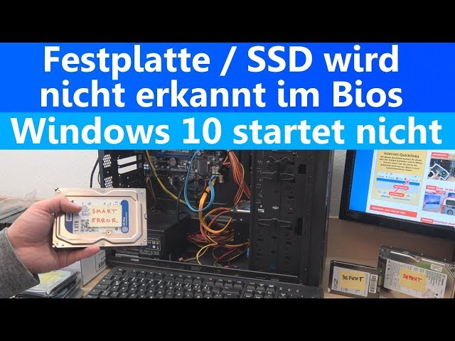 Starten Sie den Computer neu: Manchmal wird die SSD nicht im BIOS angezeigt, weil sie beim Start des Computers nicht richtig erkannt wurde. Ein Neustart kann helfen, das Problem zu beheben.
Überprüfen Sie die Kabelverbindungen: Stellen Sie sicher, dass die Kabel, die die SSD mit dem Motherboard verbinden, ordnungsgemäß angeschlossen sind. Lockere oder falsch angeschlossene Kabel können dazu führen, dass die SSD nicht erkannt wird.