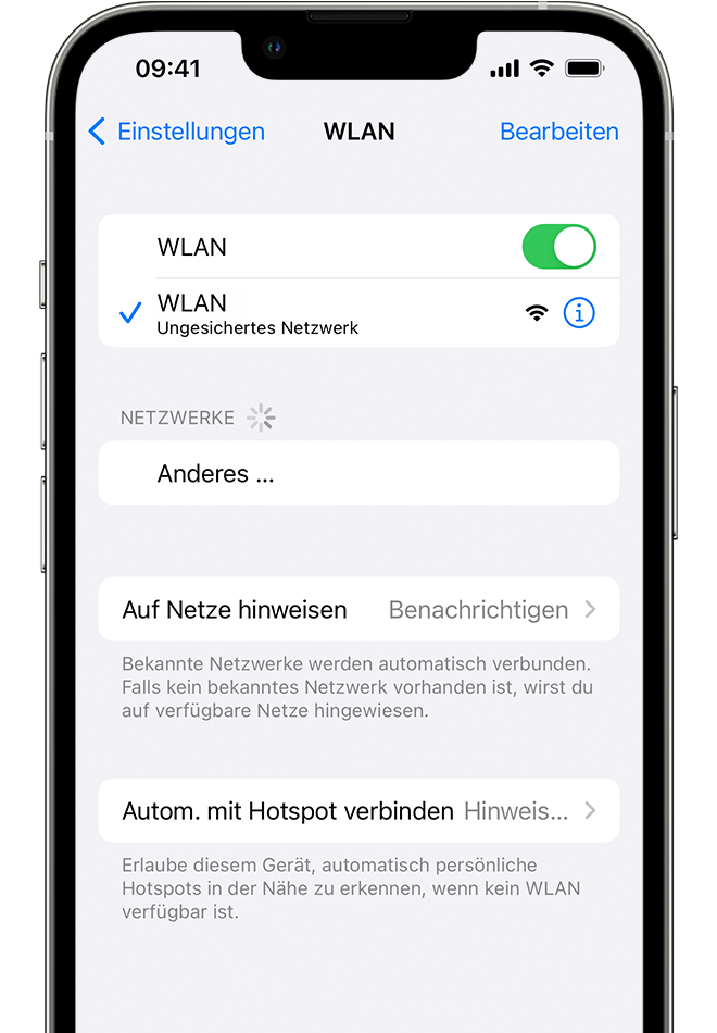 Stellen Sie sicher, dass das iPad sich in der Nähe des Routers befindet.
Überprüfen Sie, ob andere Geräte eine gute Wi-Fi-Verbindung haben.