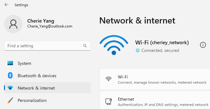 Stellen Sie sicher, dass Ihr Gerät mit dem richtigen Wi-Fi-Netzwerk verbunden ist.
Überprüfen Sie, ob das Wi-Fi-Symbol in der Taskleiste angezeigt wird.