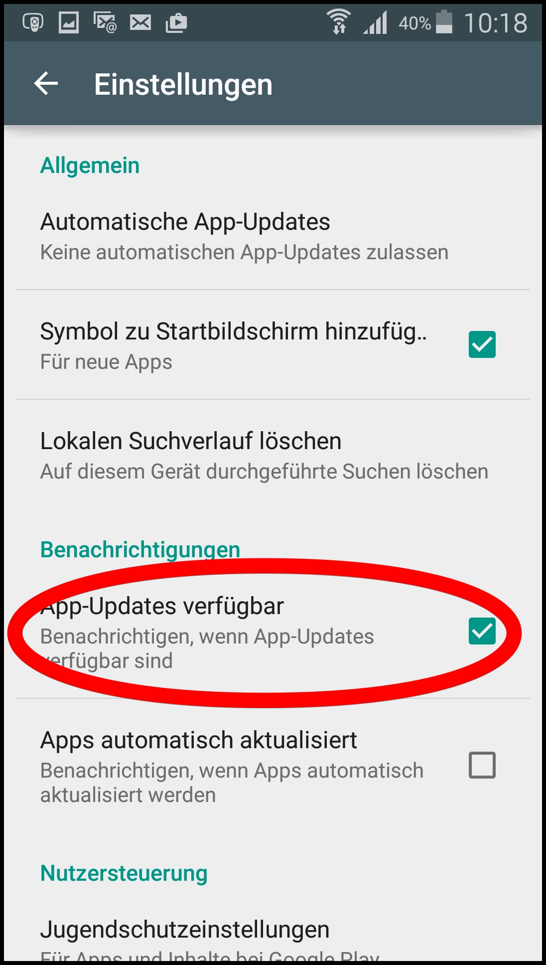 Suchen Sie nach Google Play Store und tippen Sie darauf.
Wählen Sie Speicher oder Cache löschen.