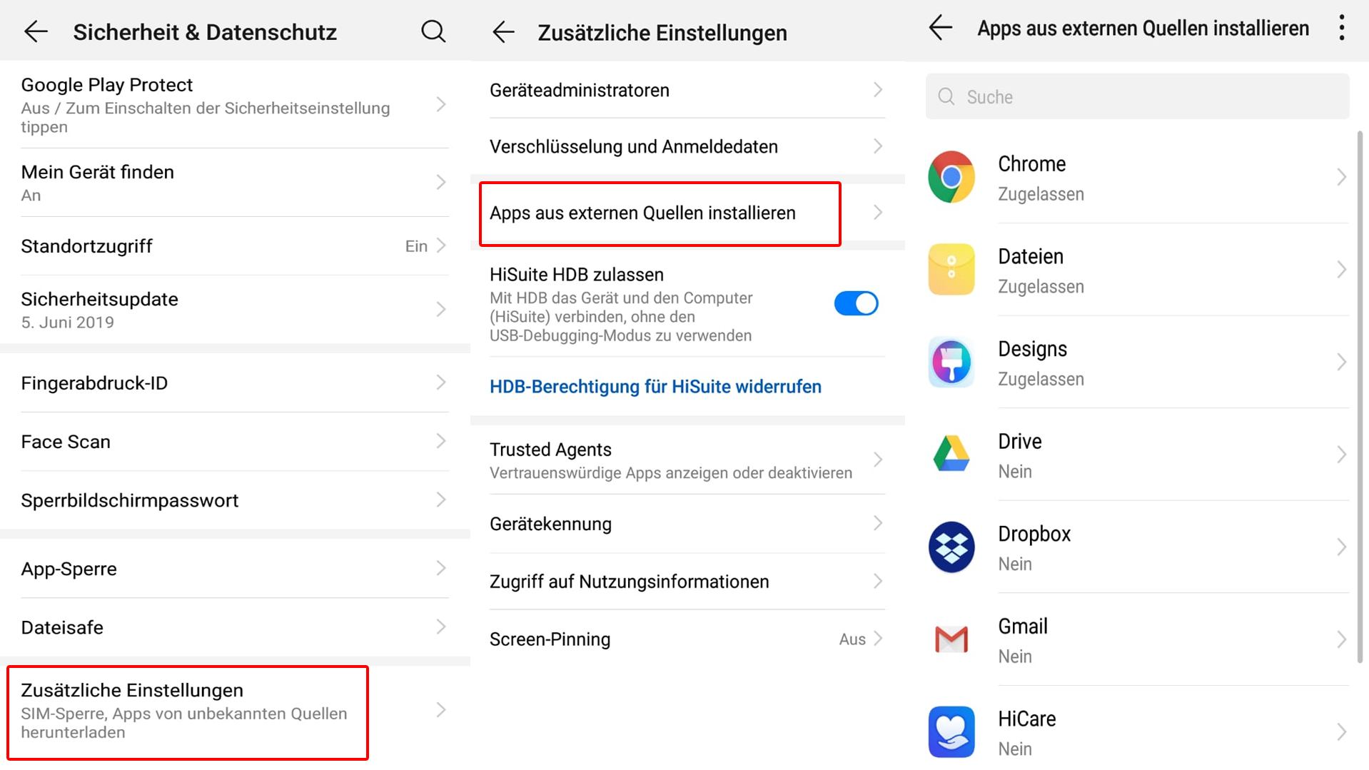 Suchen Sie nach Google Play Store und tippen Sie darauf.
Wählen Sie App-Einstellungen zurücksetzen.