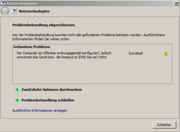 Überprüfen Sie die DNS-Einstellungen: Stellen Sie sicher, dass die DNS-Einstellungen korrekt konfiguriert sind.
Verwenden Sie einen anderen DNS-Server: Versuchen Sie, einen anderen DNS-Server zu verwenden, um das Problem zu umgehen.