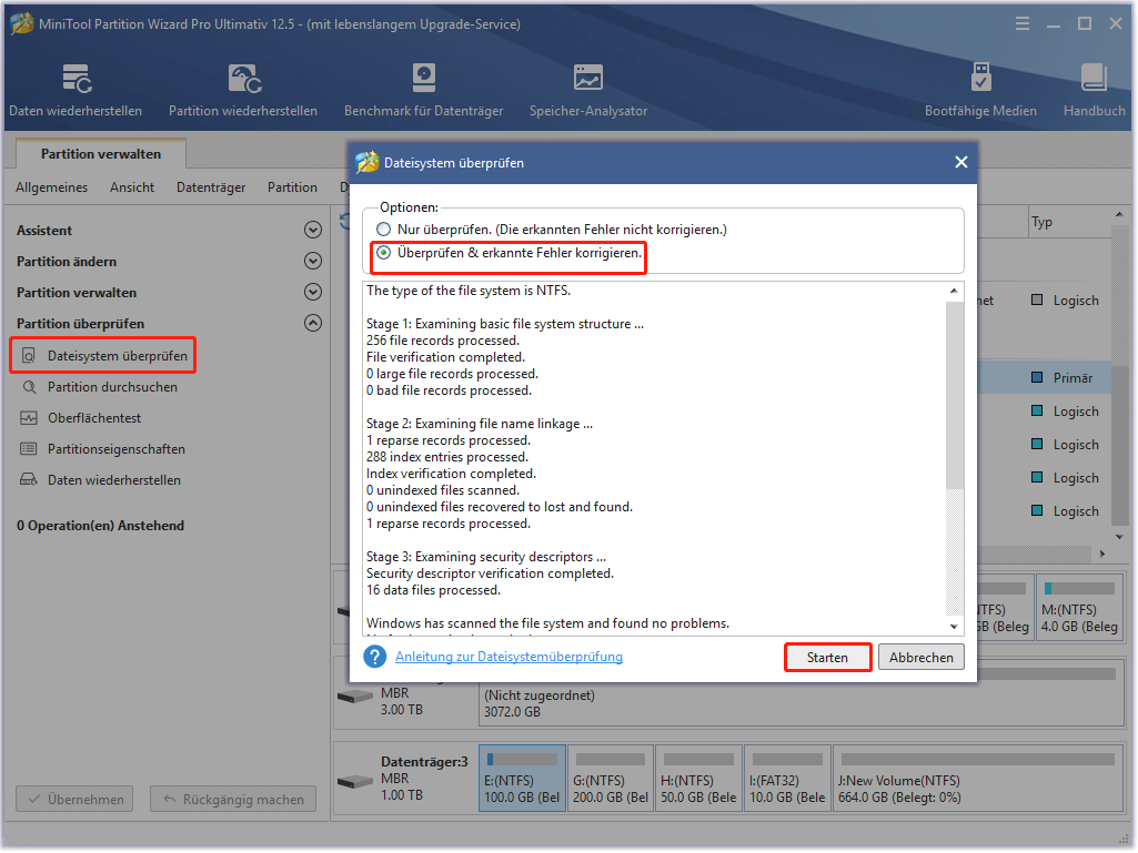 Verwenden Sie eine andere SSD oder ein anderes Speichermedium, um zu überprüfen, ob das Problem spezifisch für die betroffene SSD ist.
Überprüfen Sie die betroffene SSD auf physische Schäden oder Anzeichen von Verschleiß.