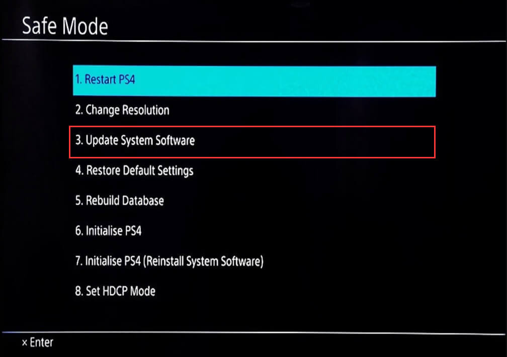 Wählen Sie die neueste Version der Systemsoftware aus.
Bestätigen Sie die Neuinstallation der Systemsoftware.